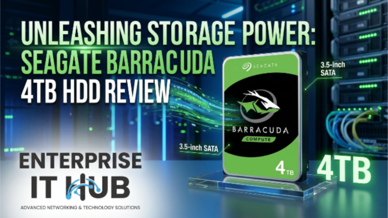Seagate BarraCuda 4TB internal HDD ST4000DM004 desktop storage drive review — Enterprise IT Hub