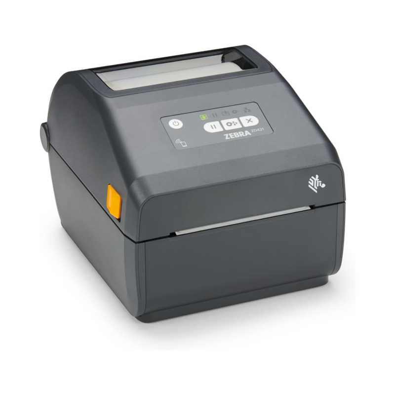 Zebra ZD421 Direct Thermal Label Printer Front View