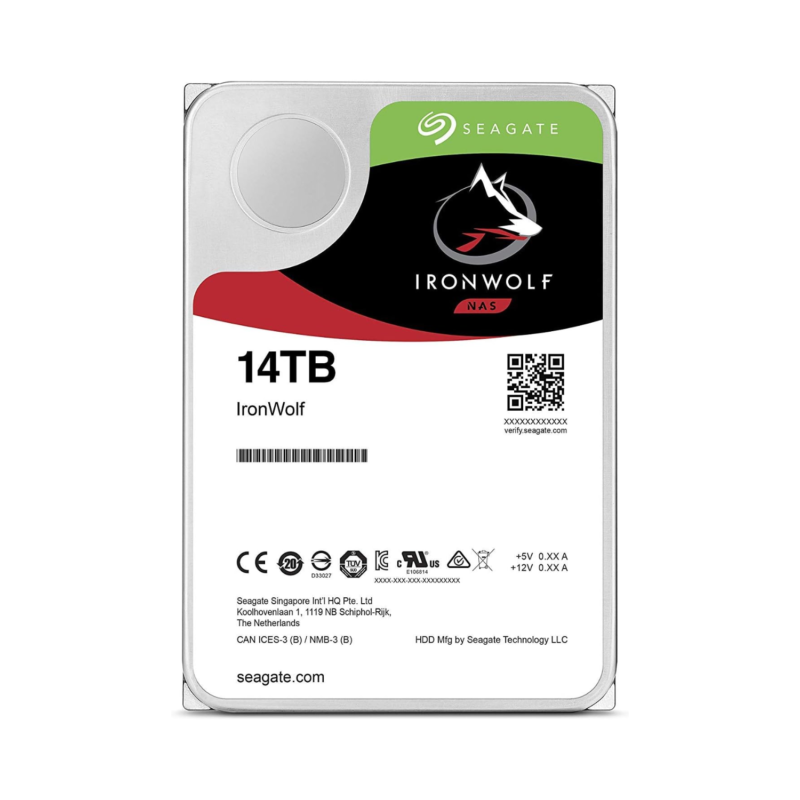 Seagate IronWolf 14TB NAS Internal Hard Drive ST14000VN0008