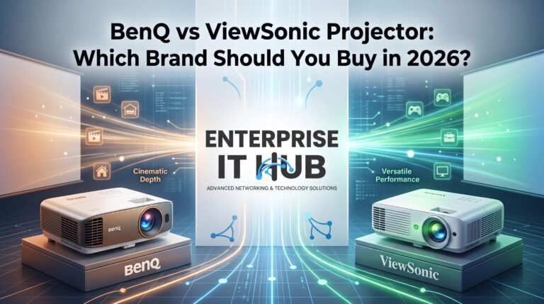 BenQ vs ViewSonic projector comparison 2026 — home theater and gaming display side by side