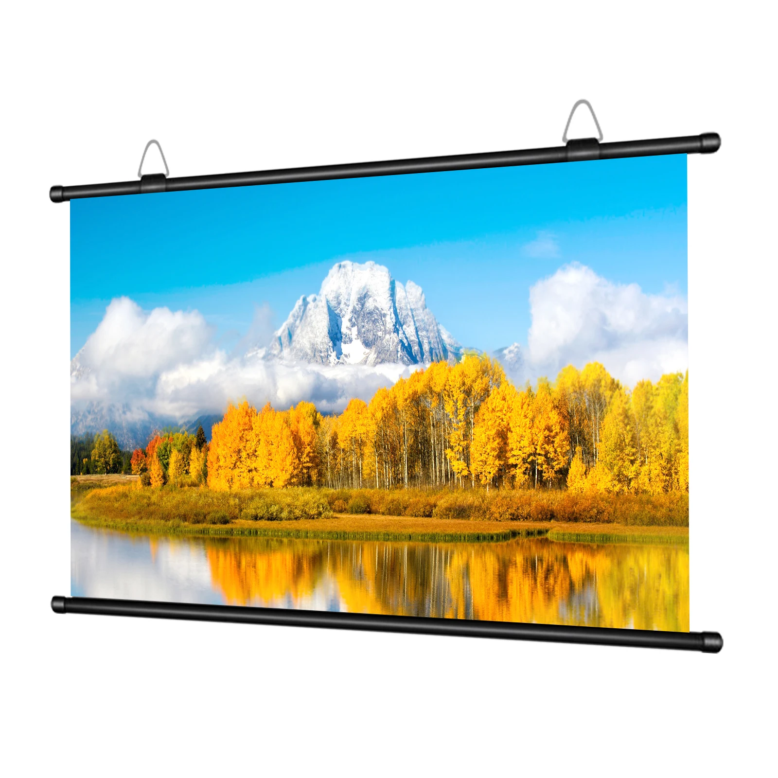 100 inch 16:9 anti-light projector screen hanging