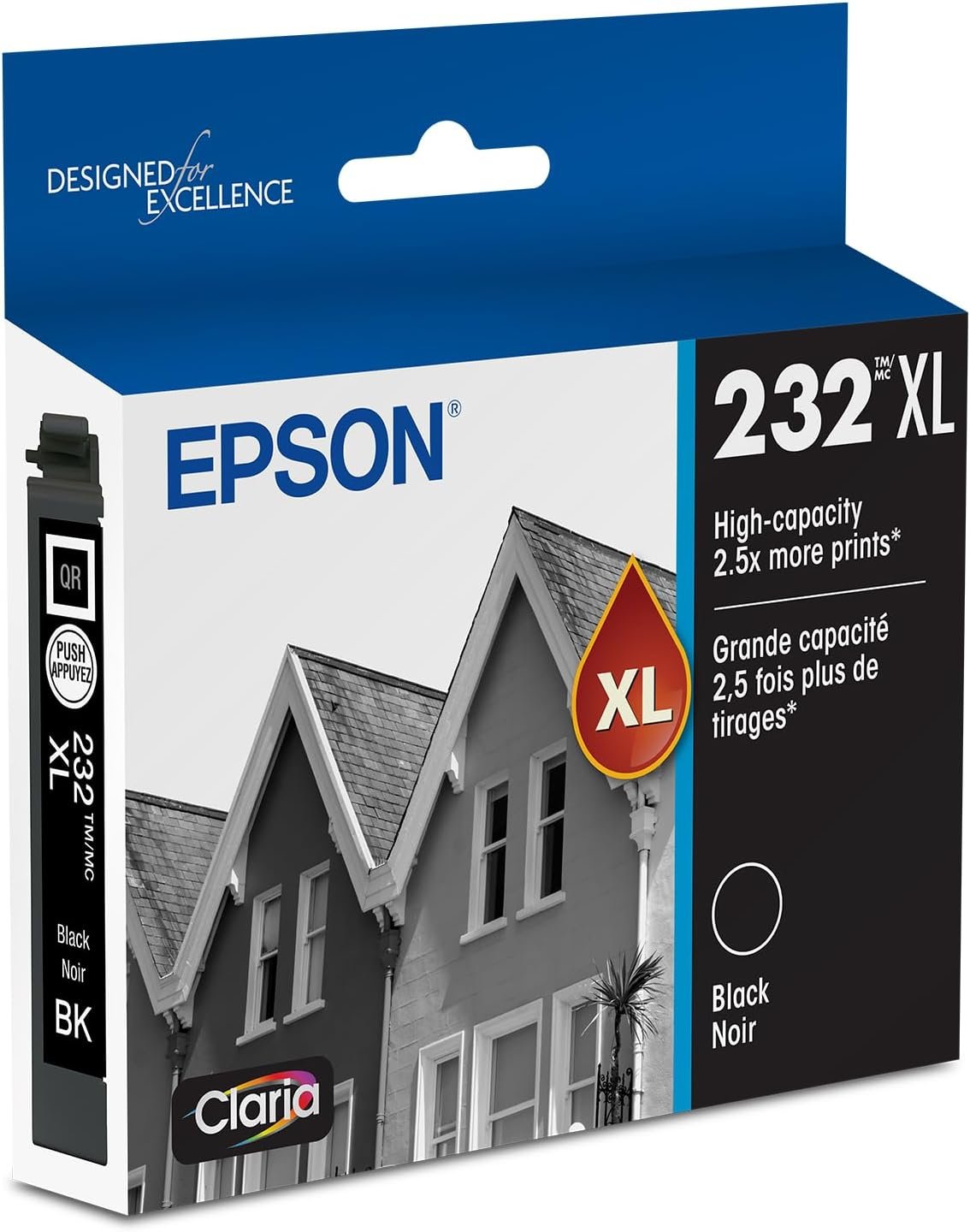 Epson 232XL Black Ink Cartridge – Claria High Capacity, T232XL120-S