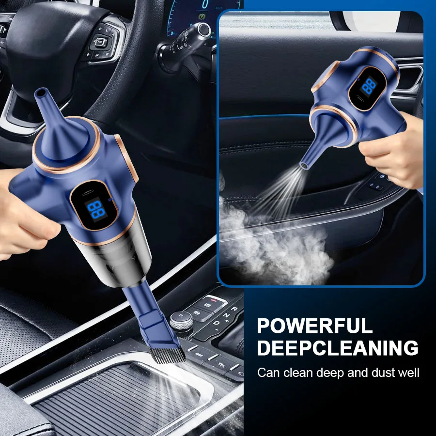 Car vacuum deep cleaning car interior