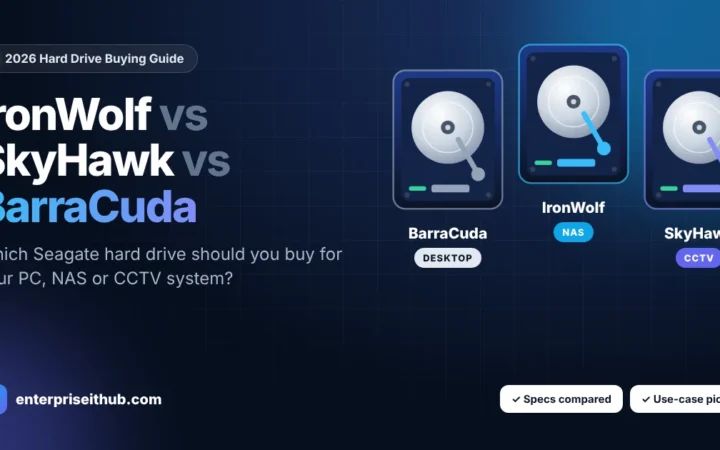 IronWolf vs SkyHawk vs BarraCuda: Which Seagate Hard Drive Should You Buy in 2026?
