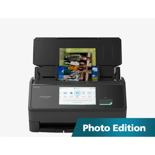 ScanSnap iX2500 Photo Edition document scanner, black